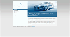 Desktop Screenshot of concept-consulting.de